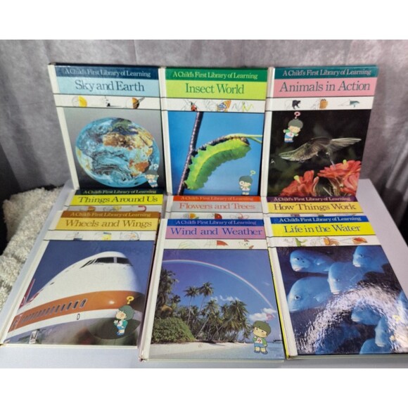 A Child's First Library Of Learning TIMELIFE Books 1988 Hardcover Set- Lot of 9 - Picture 3 of 7